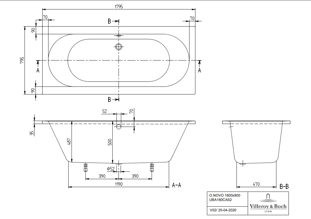 O.novo ներկառուցվող վաննա - Image 6